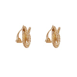 1980s Vintage Givenchy Knot Clip-On Earrings