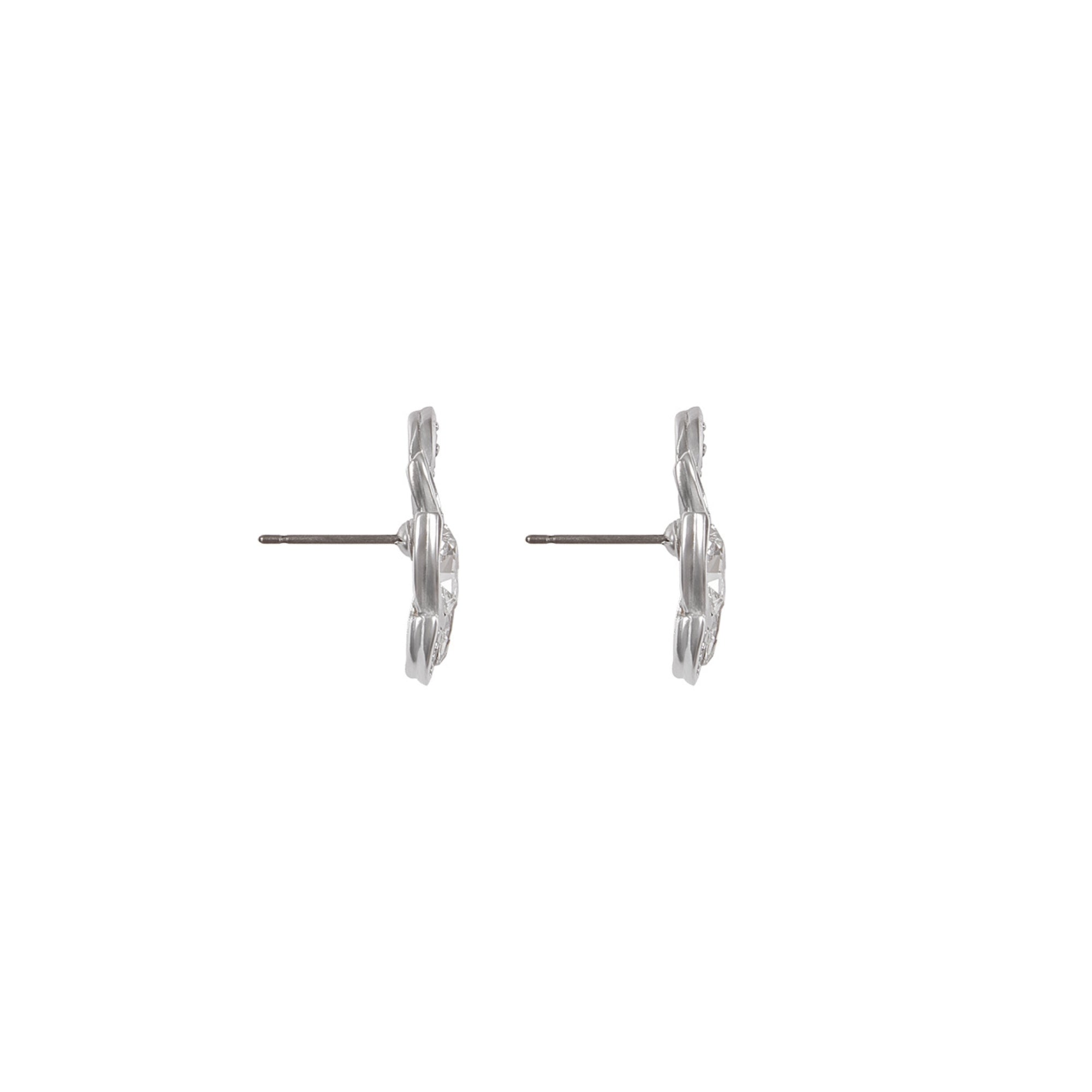 1990s Vintage Nina Ricci Leaf Earrings
