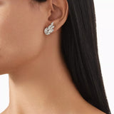 1990s Vintage Nina Ricci Leaf Earrings