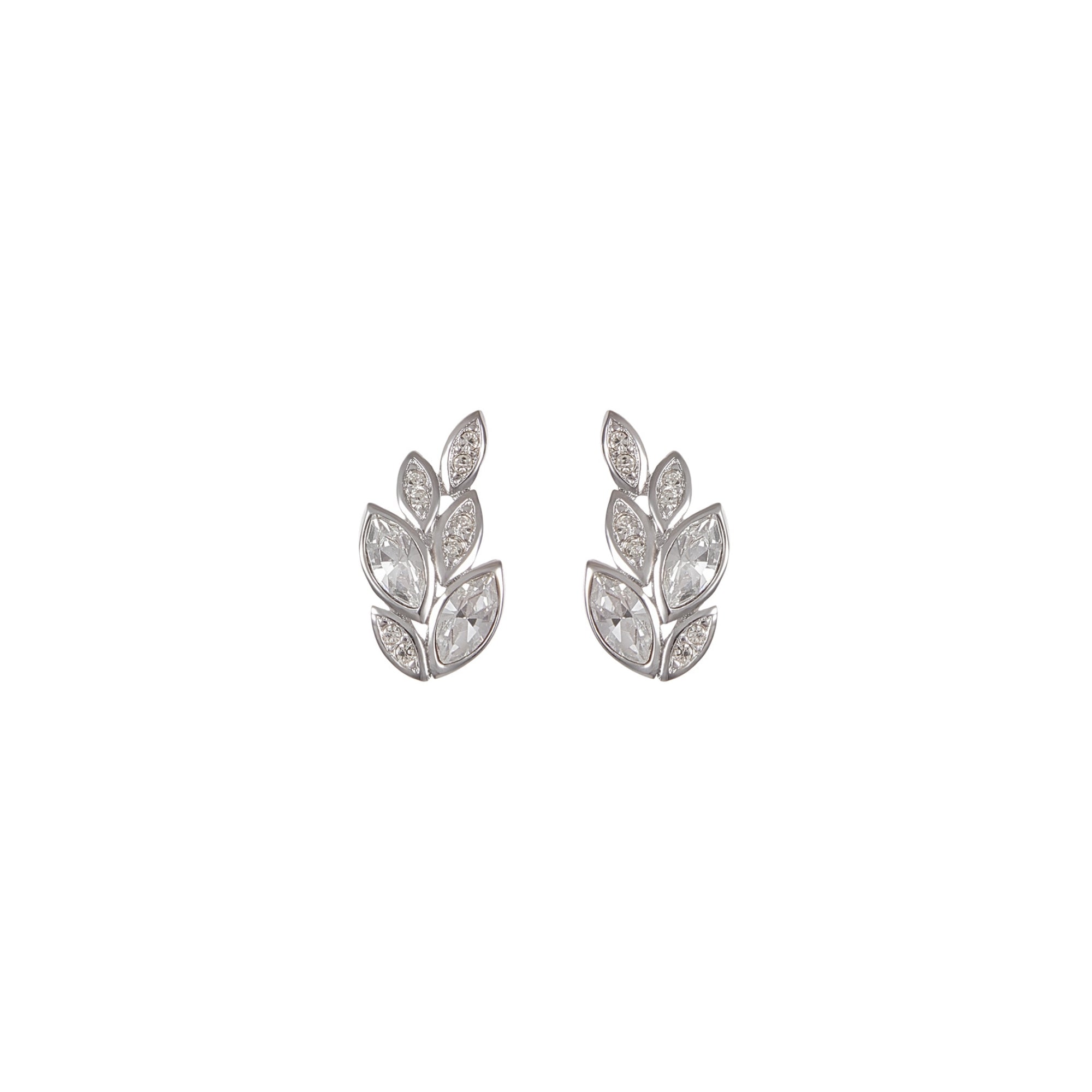 1990s Vintage Nina Ricci Leaf Earrings