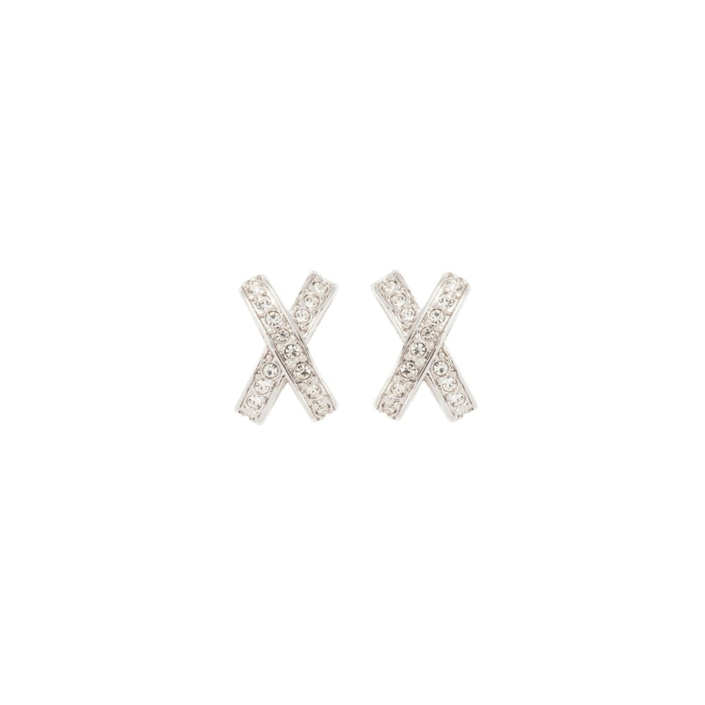 1990s Vintage Nina Ricci Crossover Earrings