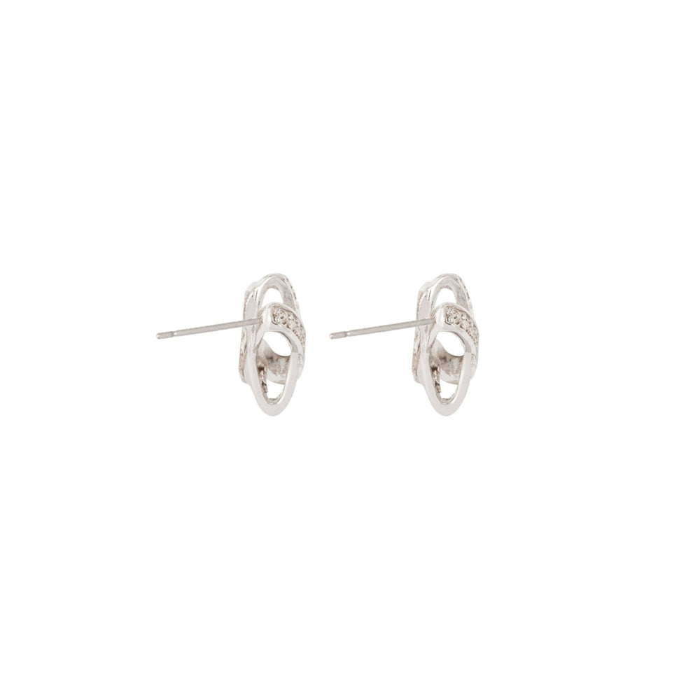 1990s Vintage Nina Ricci Crossover Earrings