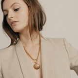1980s Vintage Chanel Byzantine Medallion Pendant