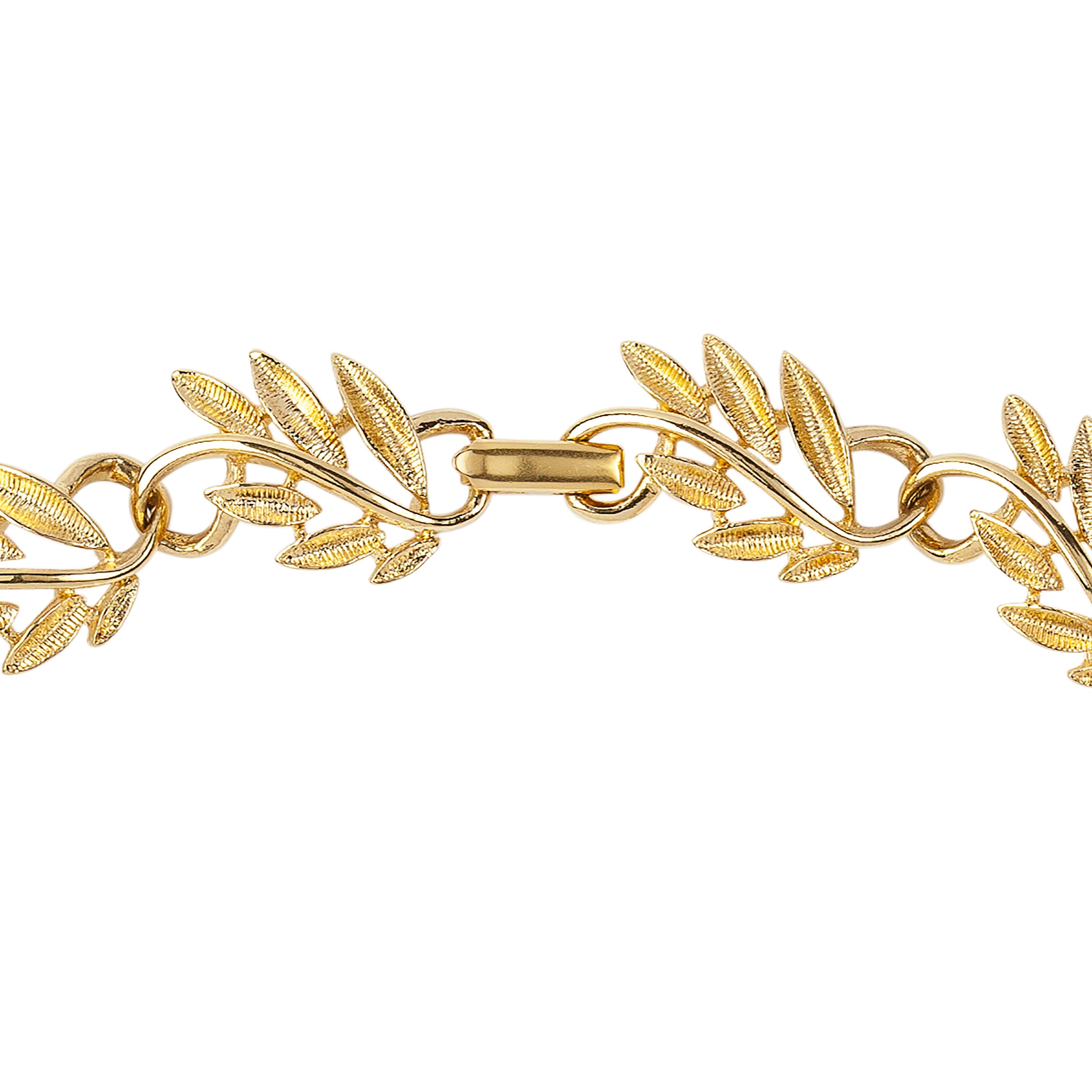 1960s Vintage Napier Golden Leaf Necklace