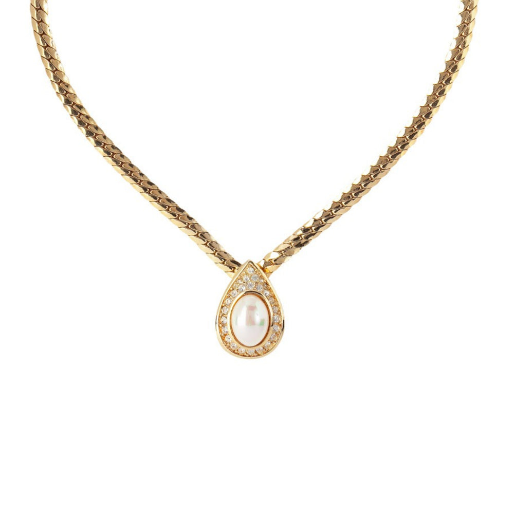 1980s Christian Dior Vintage Faux Pearl Pendant
