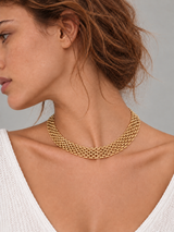 1980s Vintage Napier Watchband Necklace