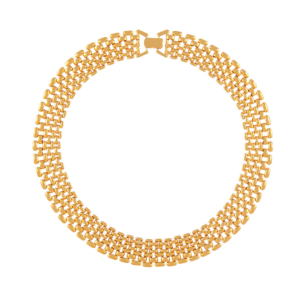 1980s Vintage Napier Watchband Necklace