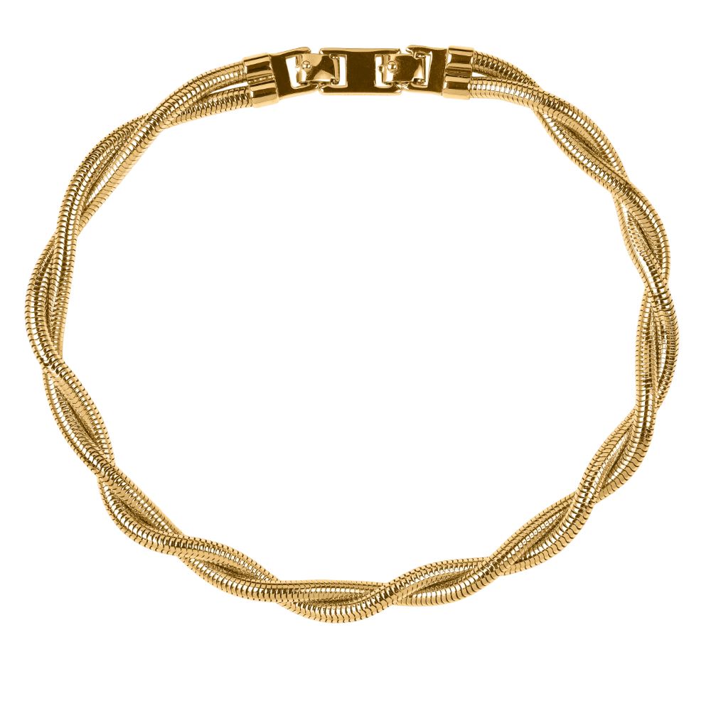 1980s Vintage Flex Twist Necklace