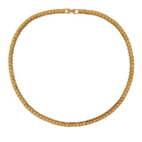 1980s Vintage Napier Square Link Necklace