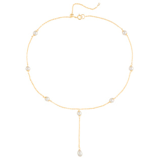 18ct Gold Vermeil Freshwater Pearl Necklace