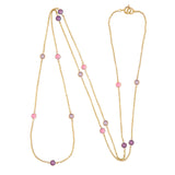 Vintage 18ct Gold Plated Swarovski Crystal Necklace
