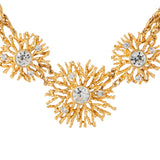 1990s Vintage Kenneth Jay Lane Swarovski Crystal Necklace