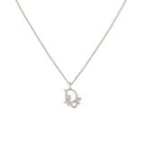 1980s Vintage Christian Dior Logo Necklace
