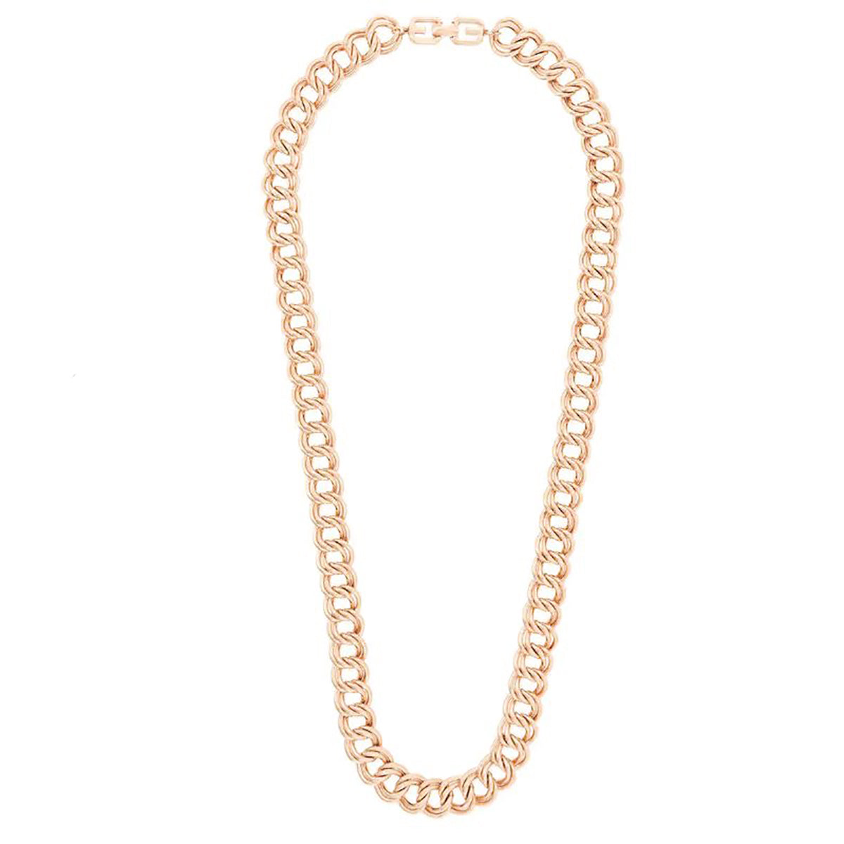 1980s Vintage Givenchy Double Chain Link Necklace