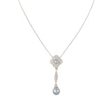 1980s Vintage Nina Ricci Floral Pendant