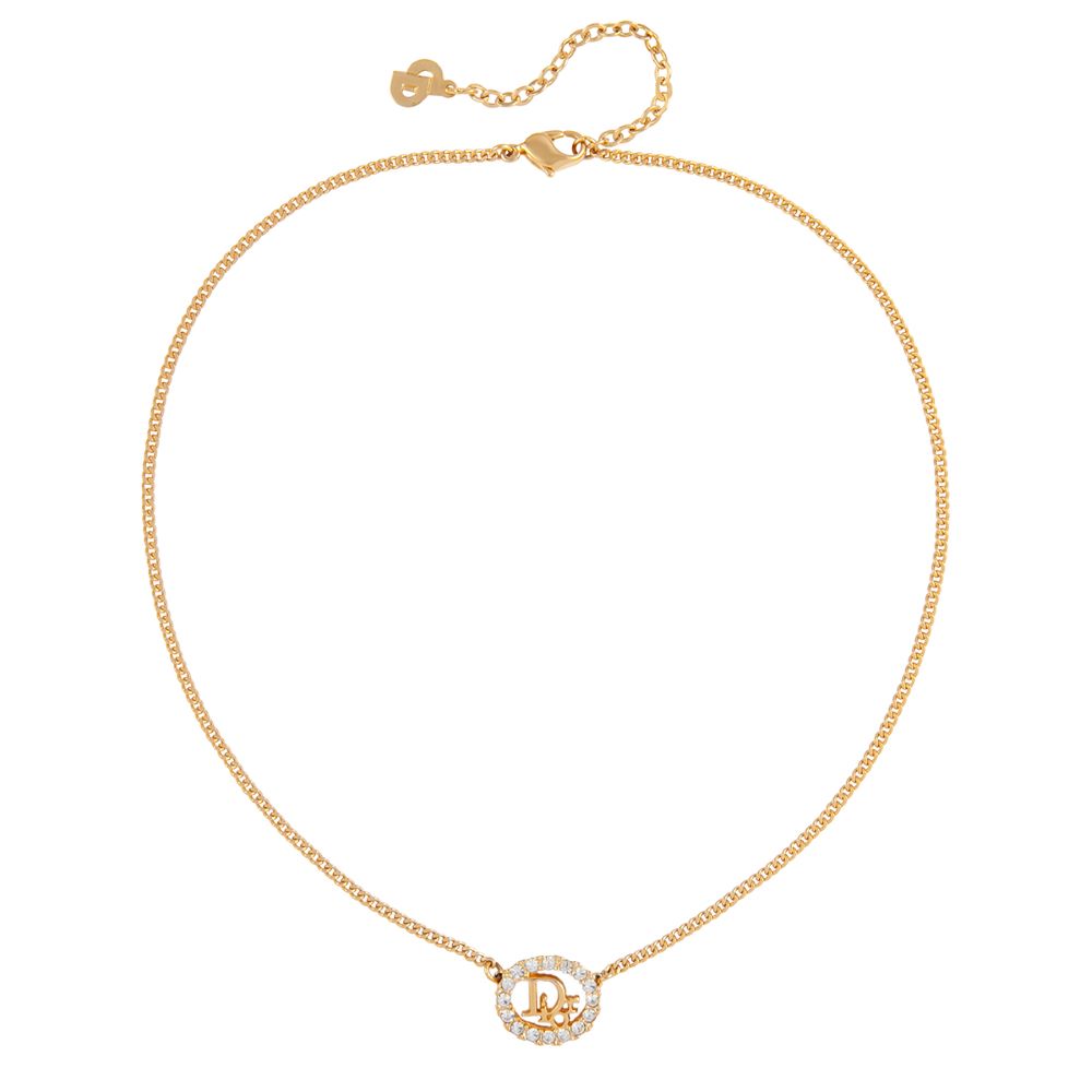 1980s Vintage Christian Dior Oval Pendant