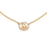 1980s Vintage Christian Dior Oval Pendant