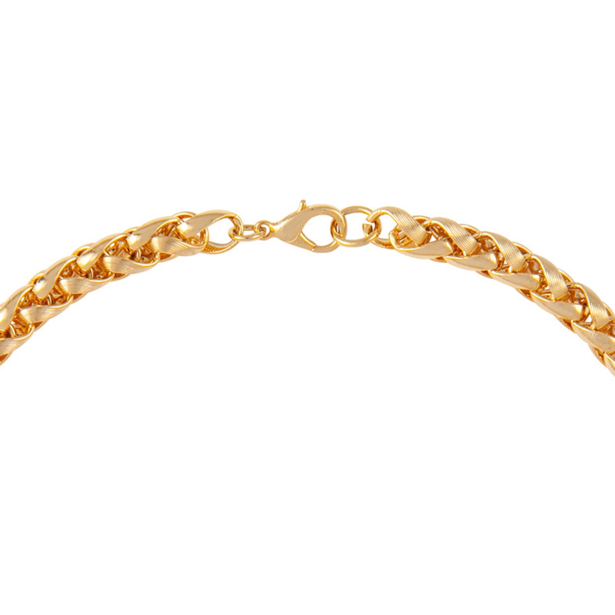 1980s Vintage Wheat Chain Necklace