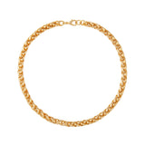 1980s Vintage Wheat Chain Necklace