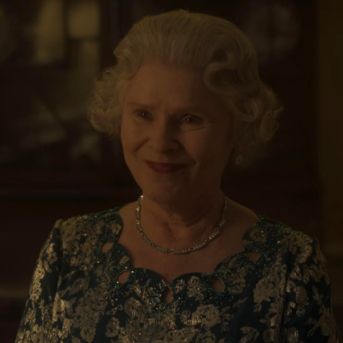 1960s Vintage Trifari Rhodium Plated Necklace As Seen In The Crown Season 6