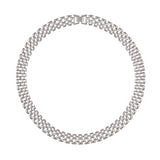 1980s Vintage Watchband Collar Necklace