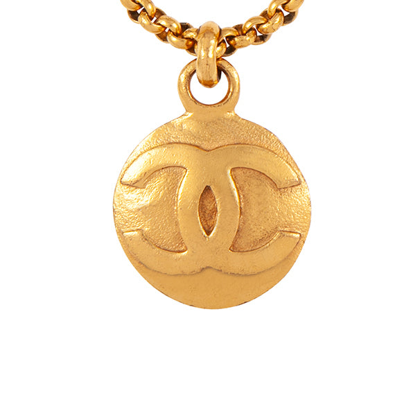 1980s Vintage Chanel Pendant Necklace