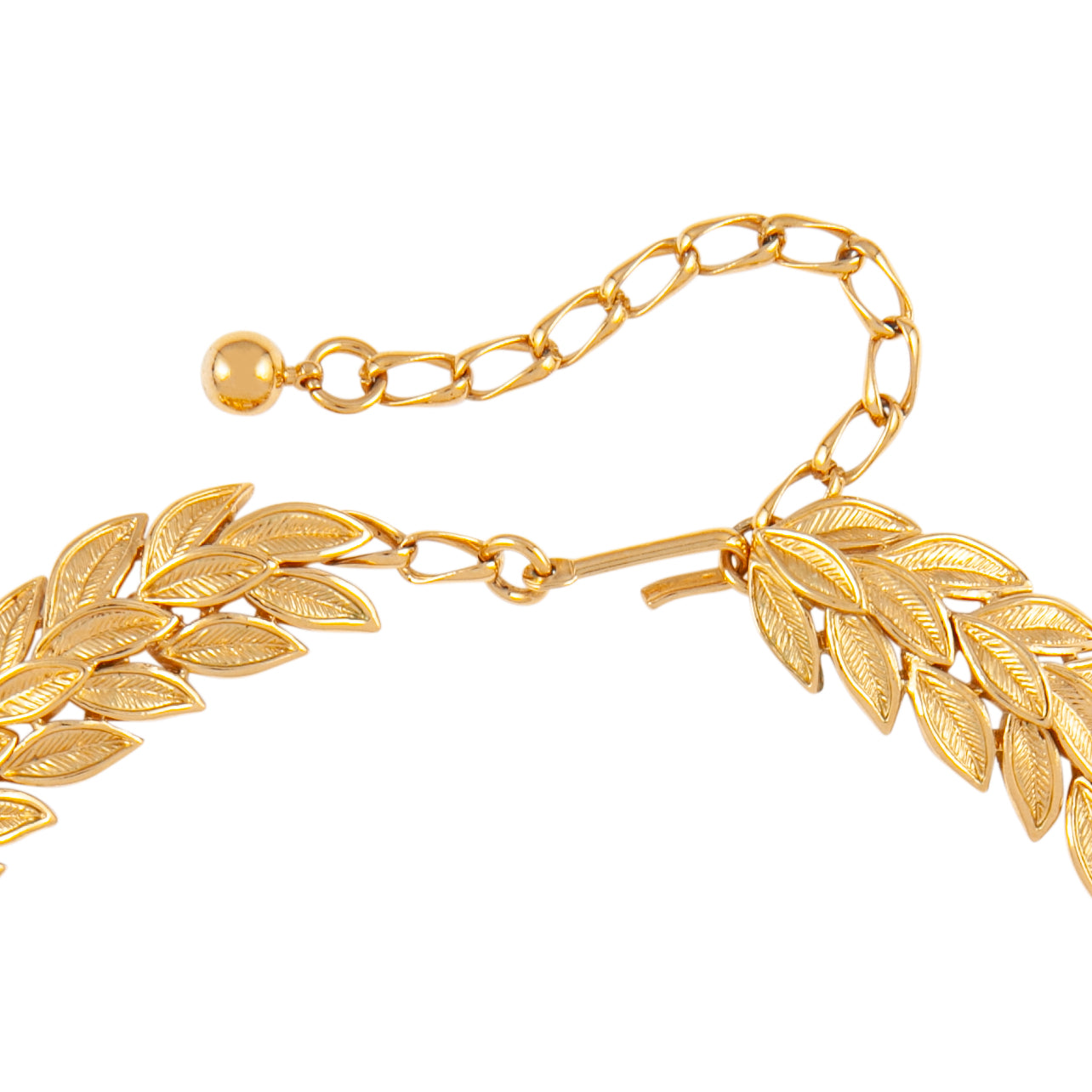 1960s Vintage Trifari Leaf Necklace