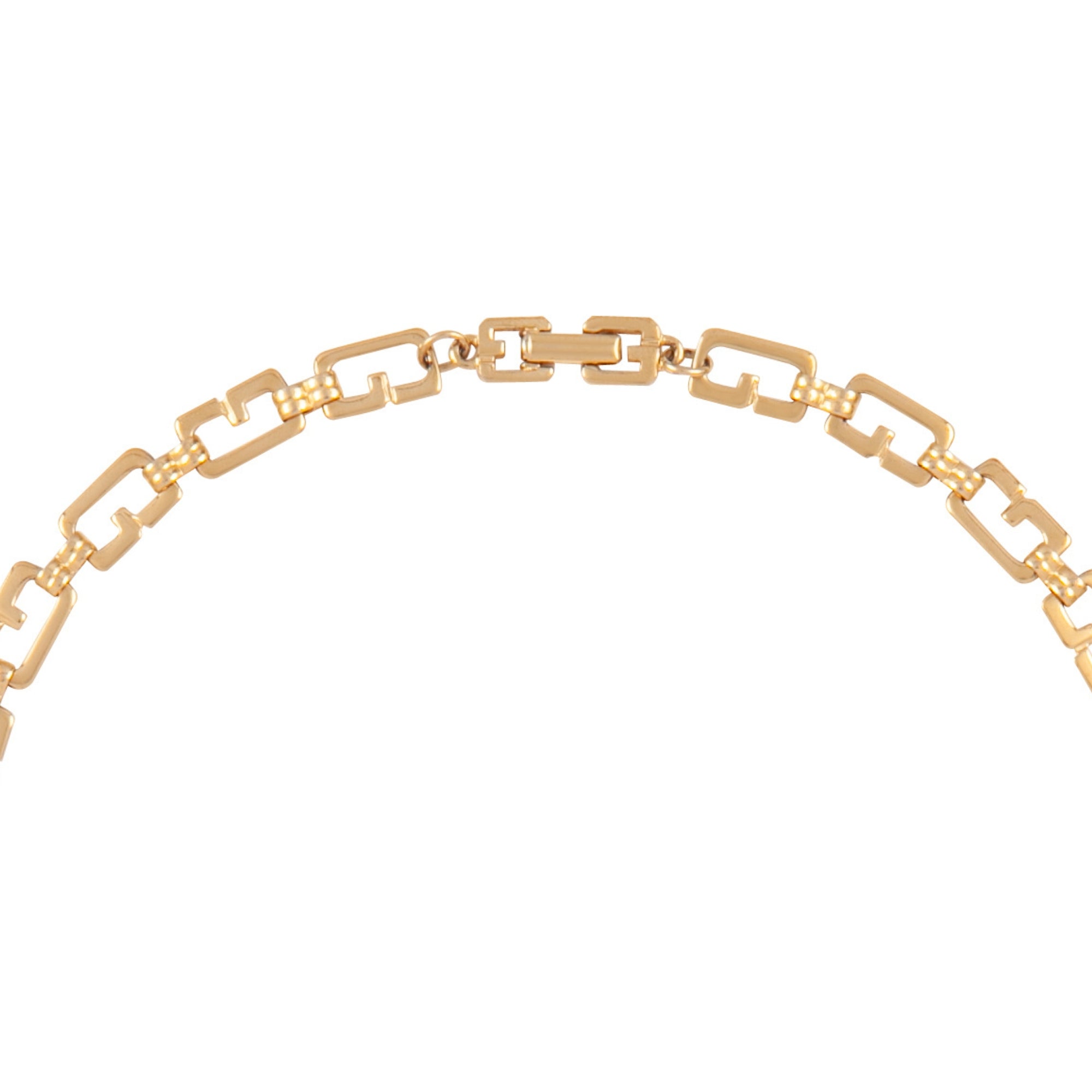 1980s Vintage Givenchy Signature G Necklace