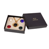 1980s Vintage Kenneth Jay Lane Interchangeable Necklace Set