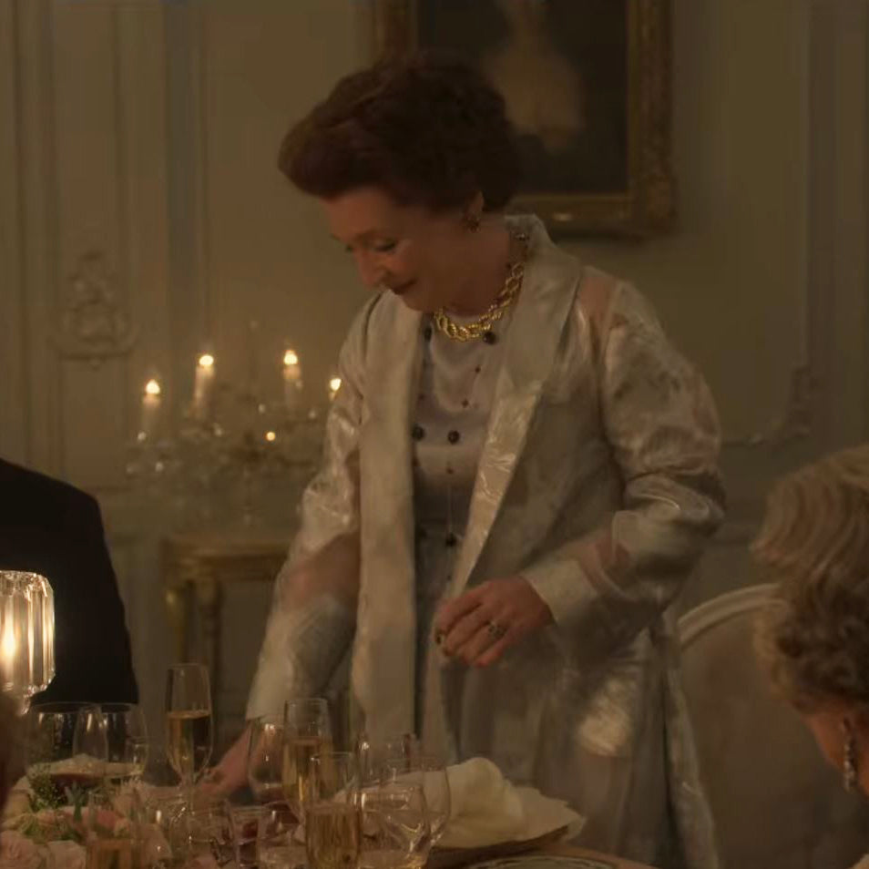 1990s Vintage Purple Lucite Necklace As Seen In The Crown Season 6