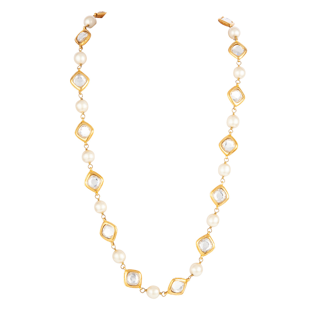 1980s Rare Vintage Chanel Faux Pearl Necklace