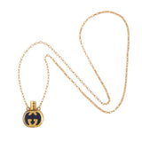 1990s Rare Vintage Gucci Perfume Bottle Pendant Necklace