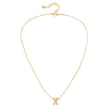 1990s Vintage Nina Ricci Criss-Cross Necklace