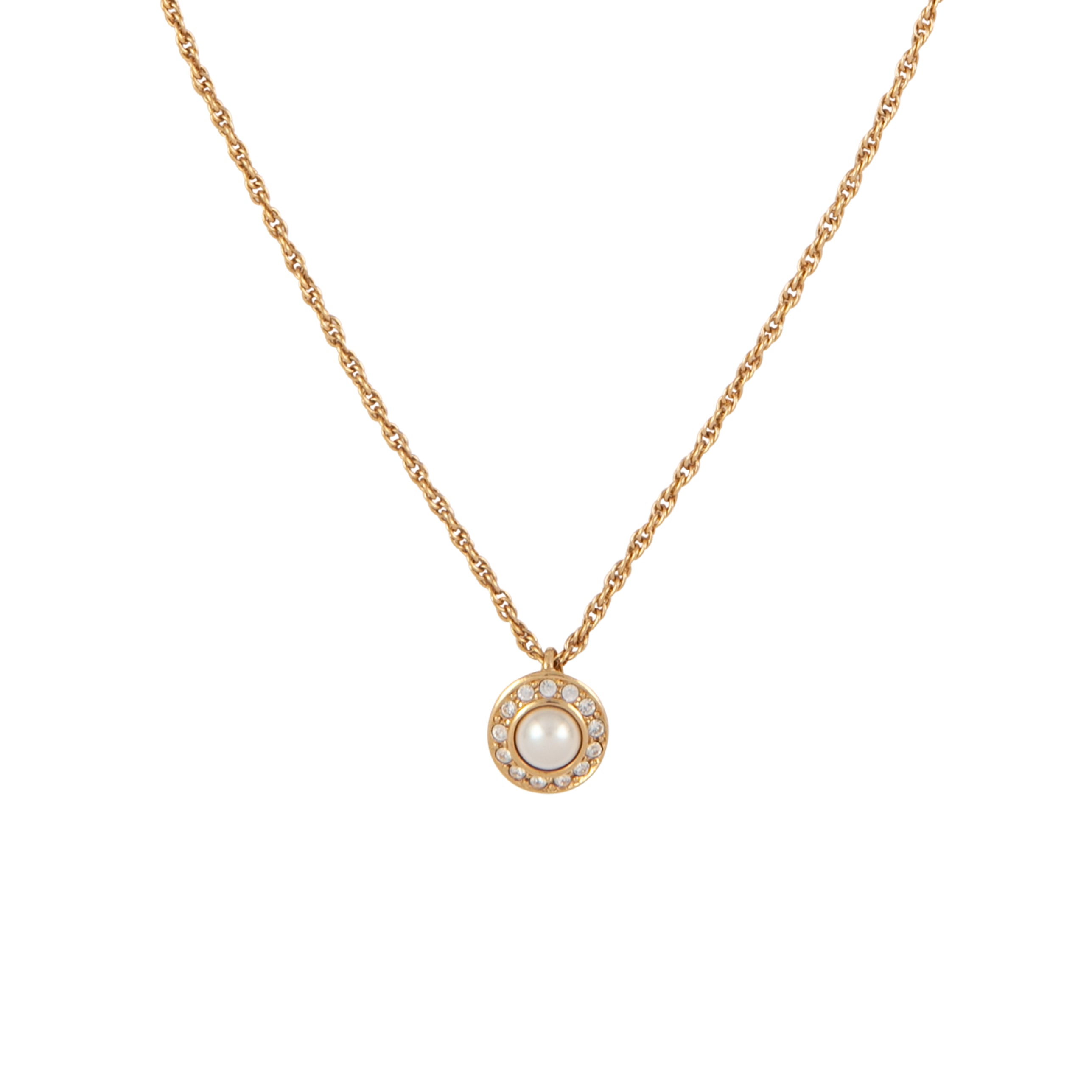 1980s Vintage Christian Dior Faux Pearl Necklace