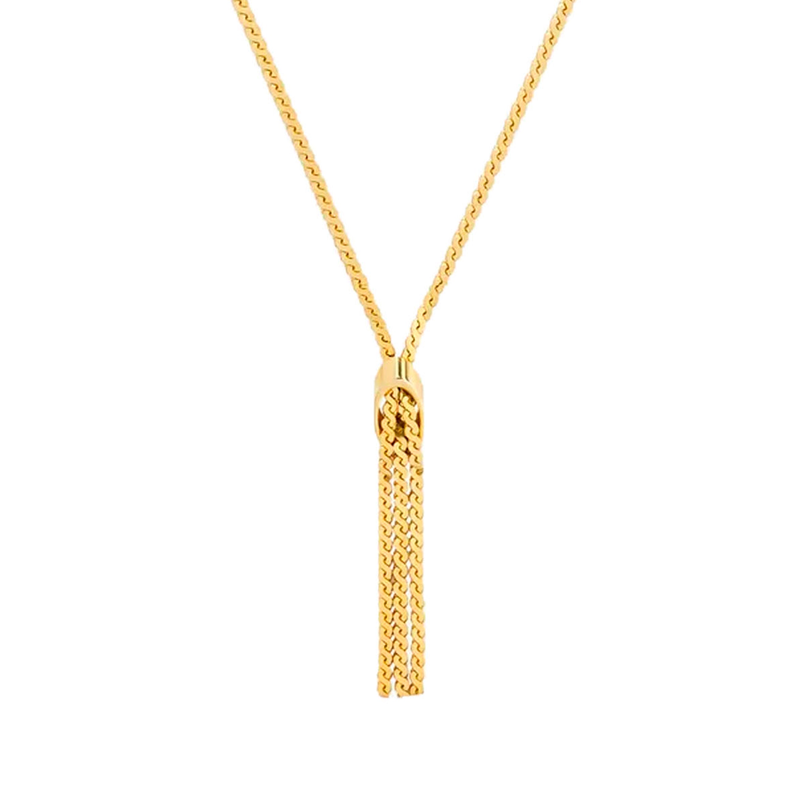 1980s Vintage Tassel Drop Necklace