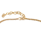 1980s Vintage Christian Dior Flat Weave Necklace