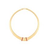 1980s Vintage Christian Dior Flex Chain Collar Necklace