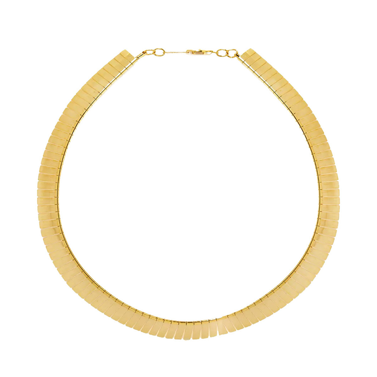 1980s Vintage Collar Textured Necklace