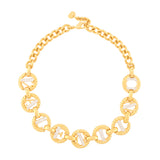 1990s Vintage Valentino Curb Chain Necklace