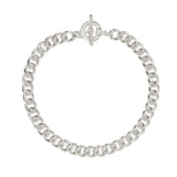 1990s Vintage Curb Chain Necklace with T-Bar