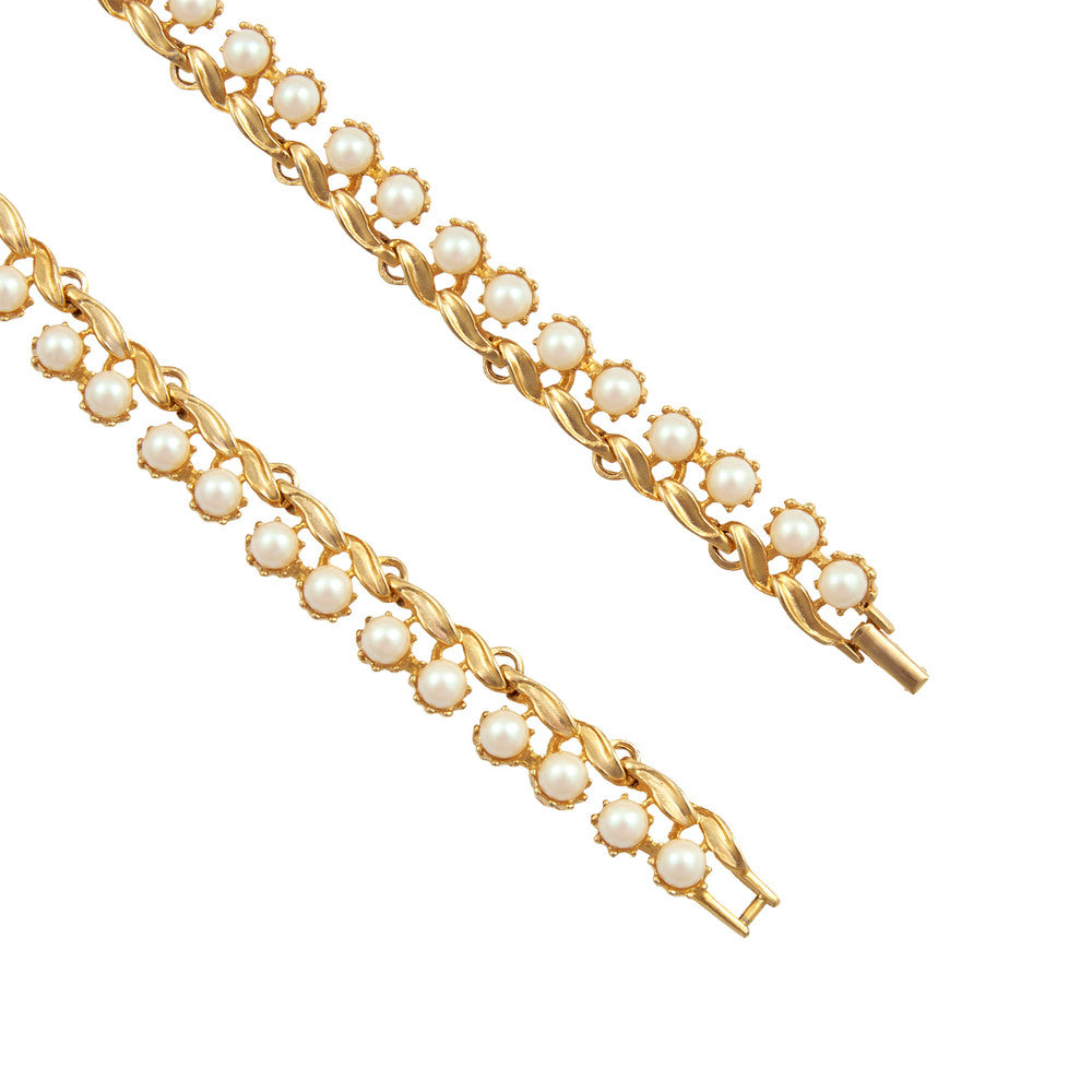 1980s Vintage Swarovski Pearl Necklace