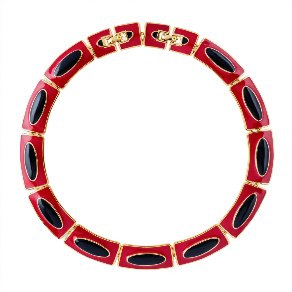 1980s Vintage Monet Geometric Collar