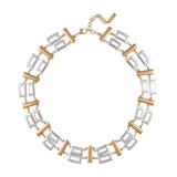 1990s Vintage Napier Geometric Necklace