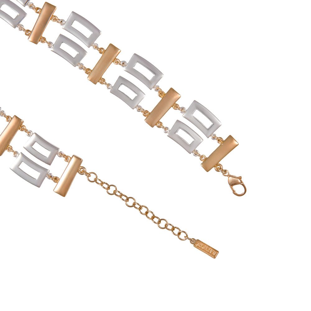 1990s Vintage Napier Geometric Necklace