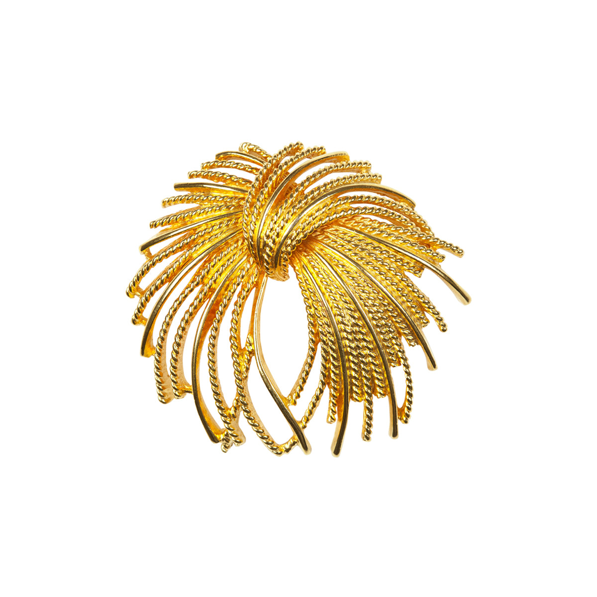 1980s Vintage Monet Flourish Brooch