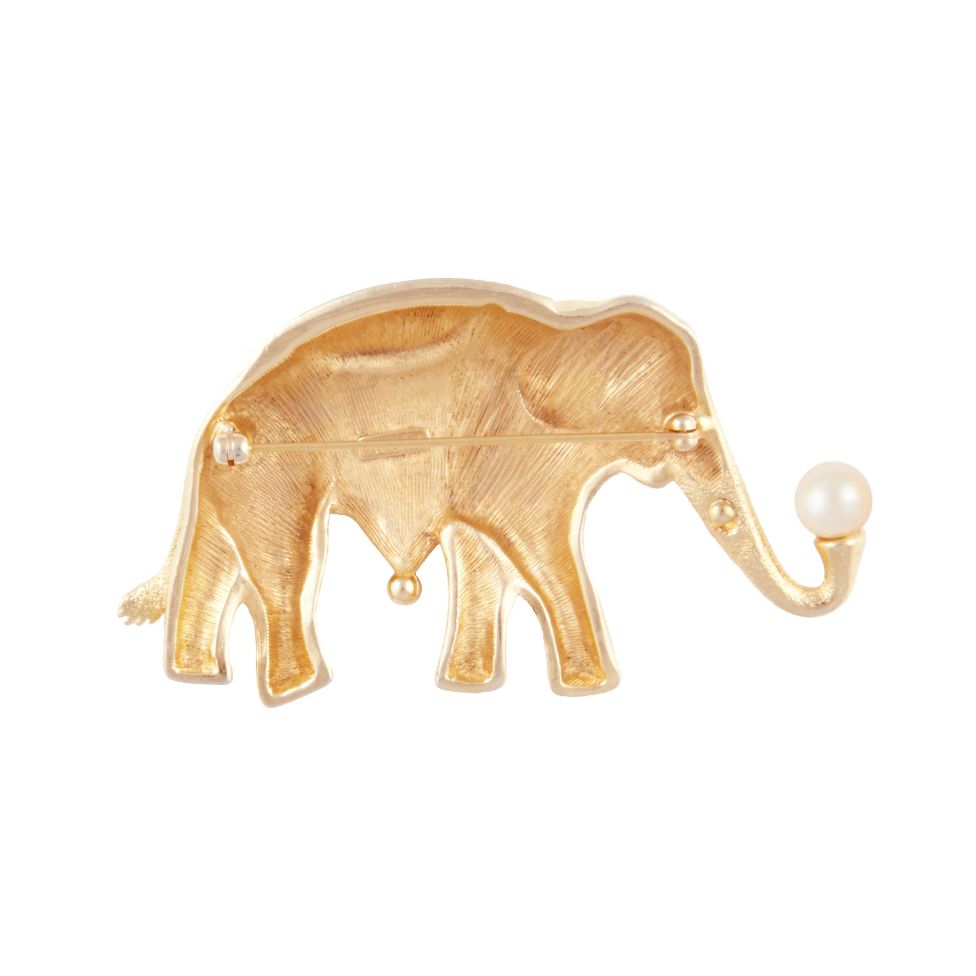1980s Vintage Monet Elephant Brooch