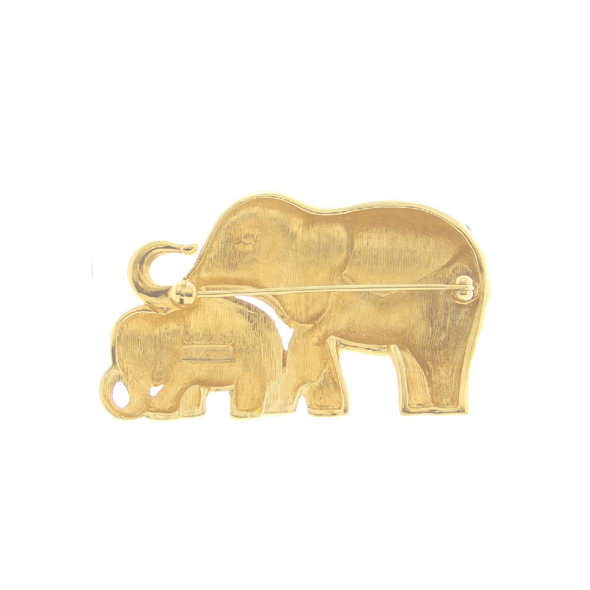 1980s Vintage Monet Elephant Brooch