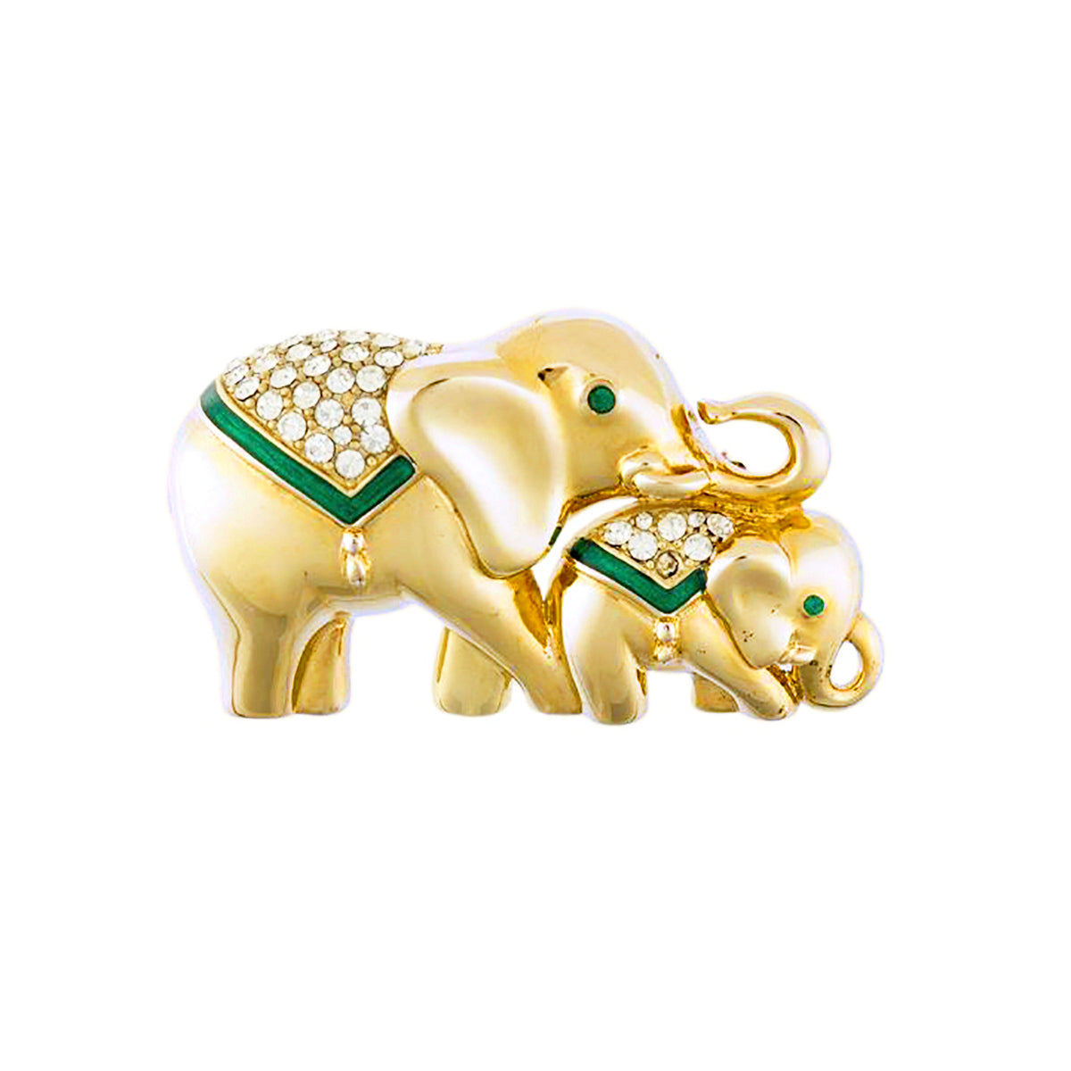 1980s Vintage Monet Elephant Brooch