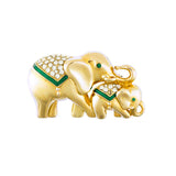 1980s Vintage Monet Elephant Brooch