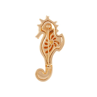1990s Vintage Swarovski Sea Horse Brooch